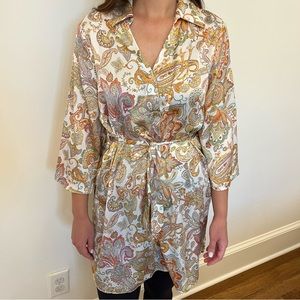 Zara paisley top